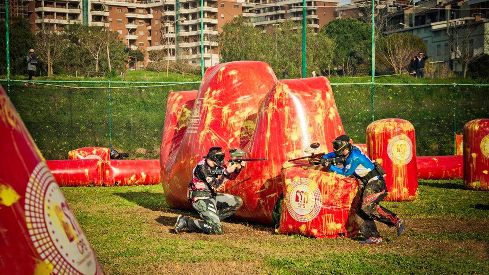 Field package for WPBO 2016/2017 INFLATABLE BUNKERS FOR PAINTBALL AND